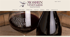 Desktop Screenshot of moshinvineyards.com